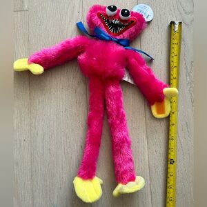 SOLD Huggy Wuggy Pink and Yellow Plush Doll